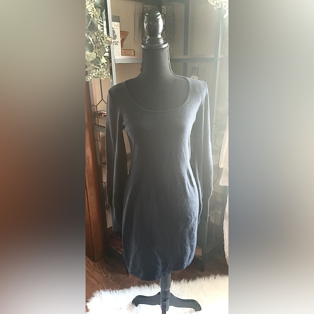 Banana Republic Navy Long Sleeve Dress